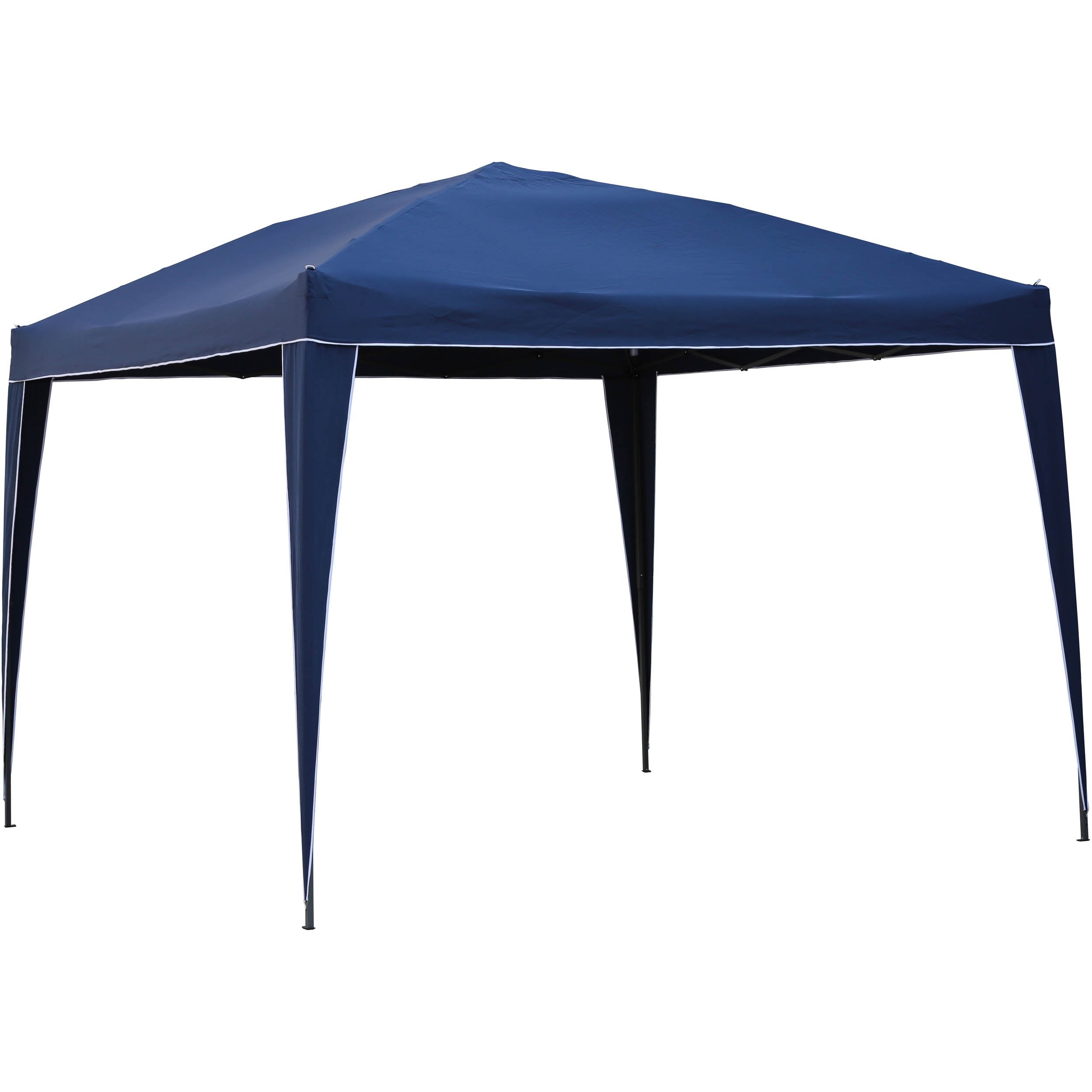 St. Kitts Square Folding Gazebo - Dark Grey/Navy Blue