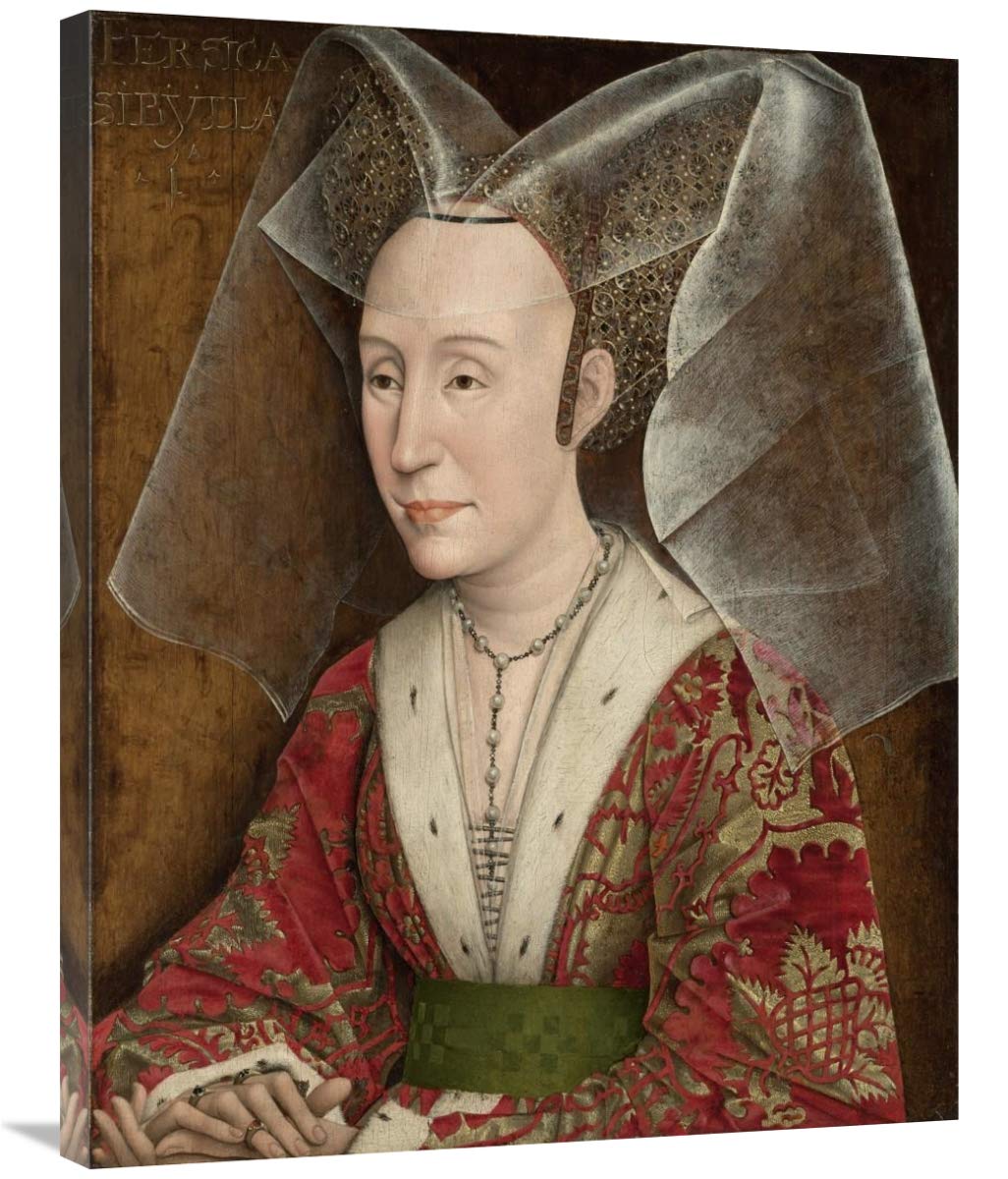 Portrait of Isabella of Portugal-Canvas Art-28x35”