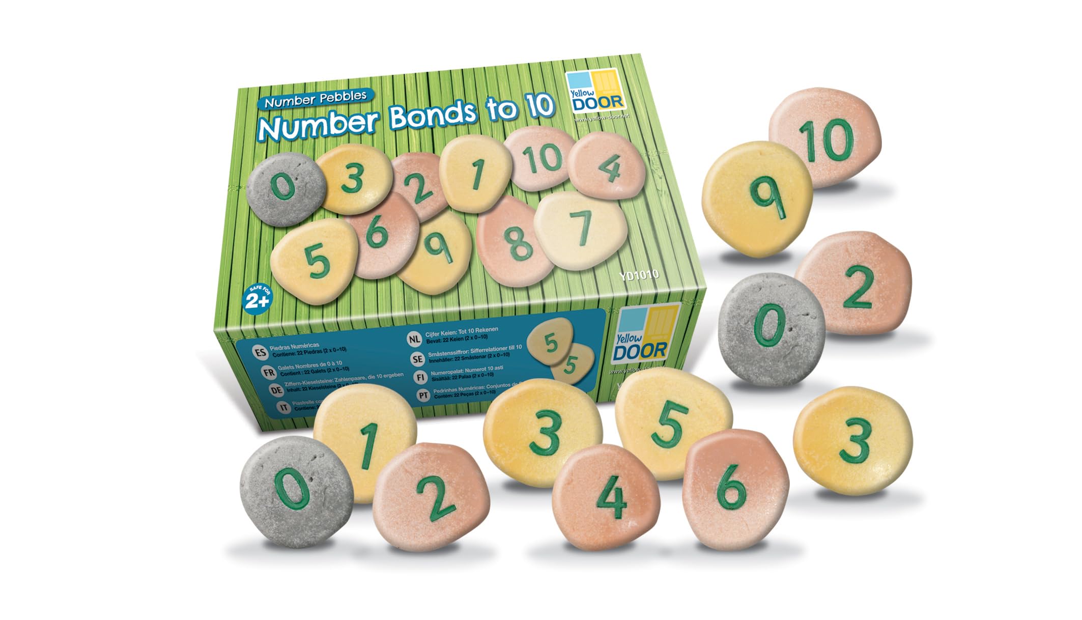 Number Pebbles, Set of 22