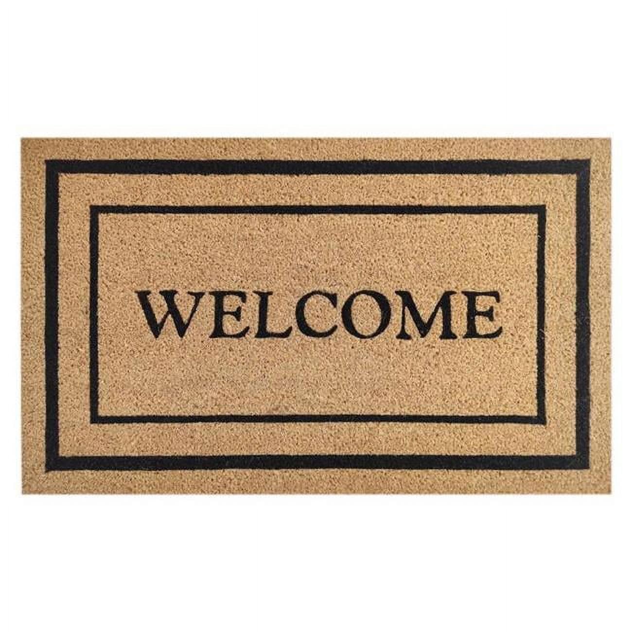 DOOR MAT COIR WELCME (Pack of 1)