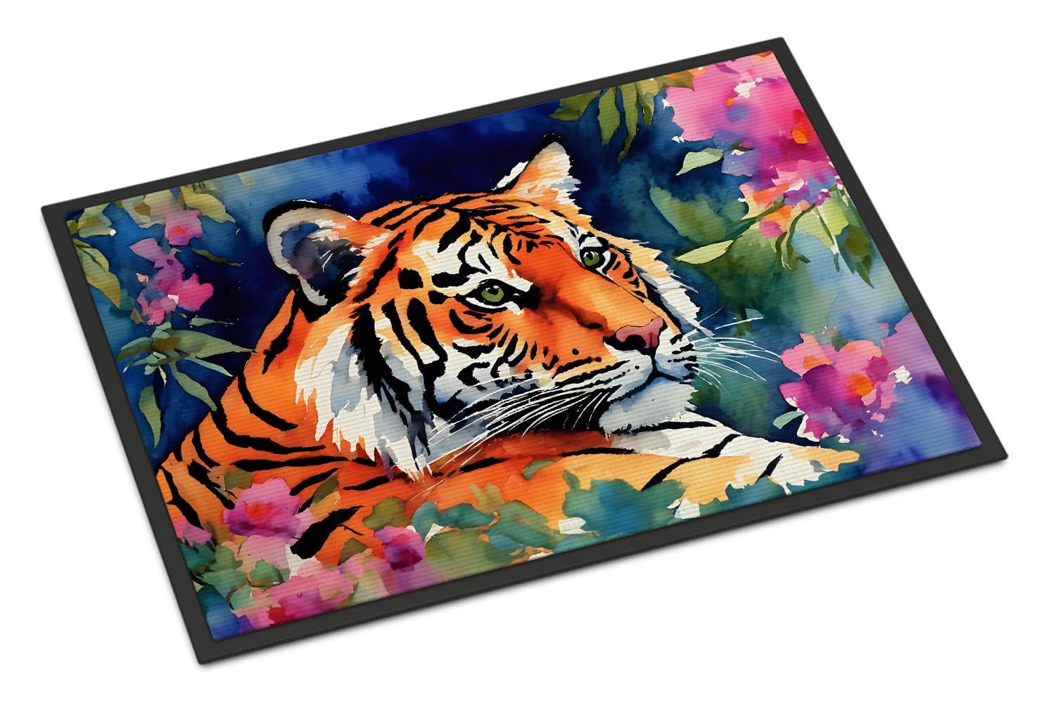 Carolines Treasures DAC2880MAT Bengal Tiger Doormat Front Door Mat Indoor Outdoor Rugs for Entryway, Non Slip Washable Low Pile, 18H X 27W
