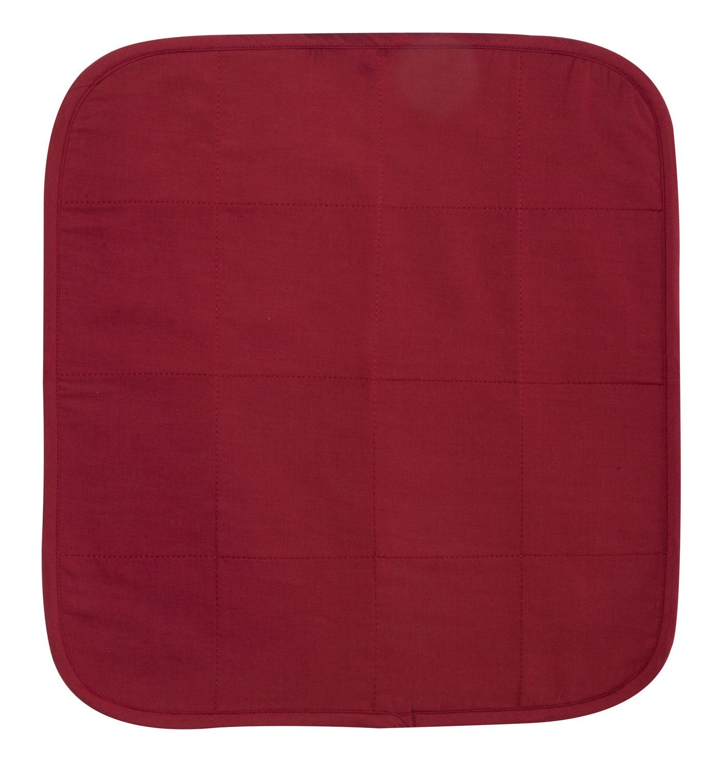 Quilted Waterproof Seat Protector  - Size -20 X 21- Burgundy