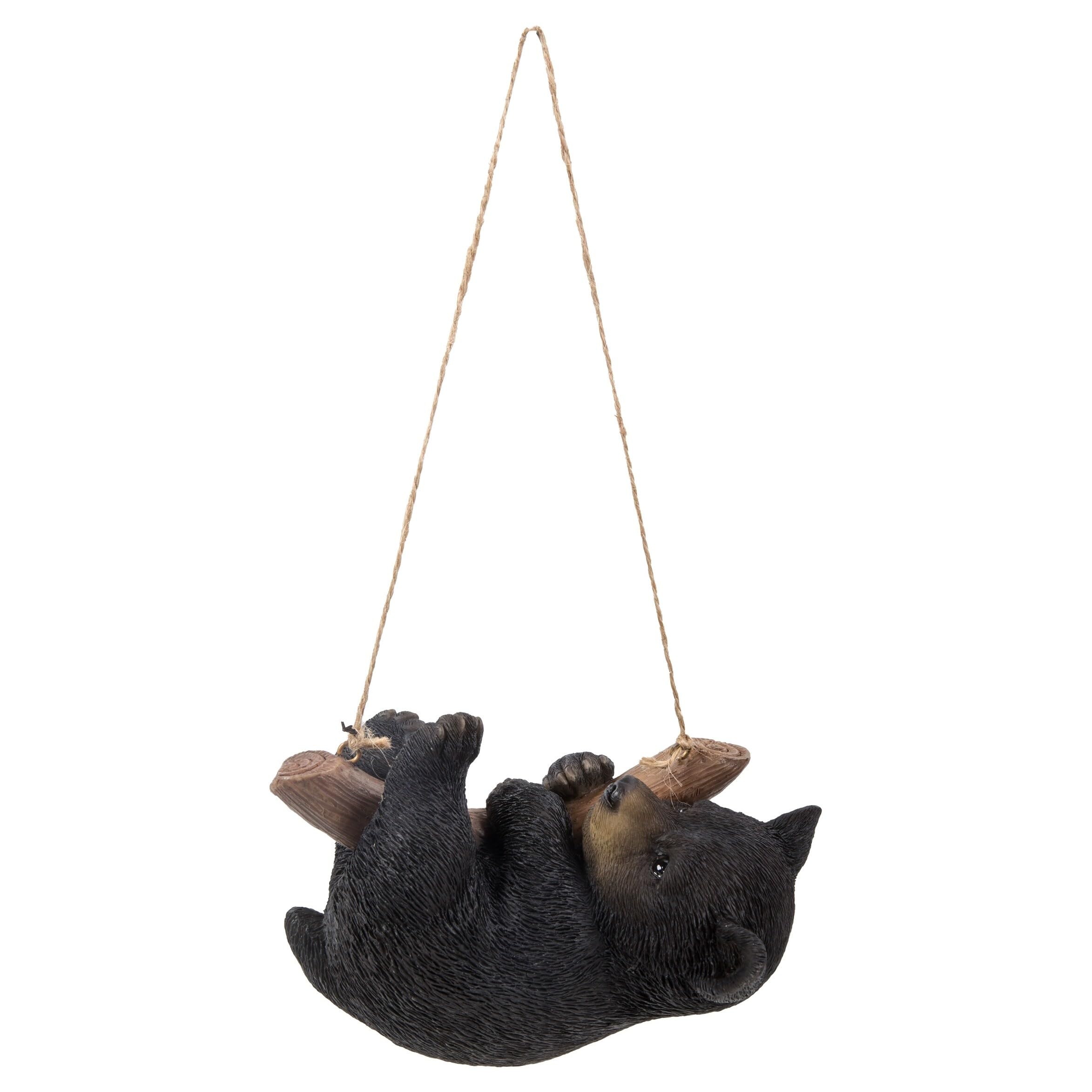 Hi-Line Gift Ltd 87957-H Hanging Black Bear Lying Branch