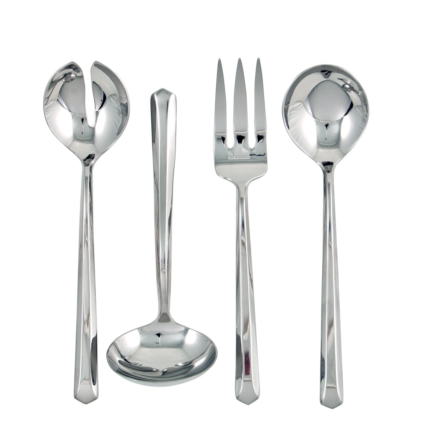 Roberto 18/10 Mirror Finish 4pc Hostess Set