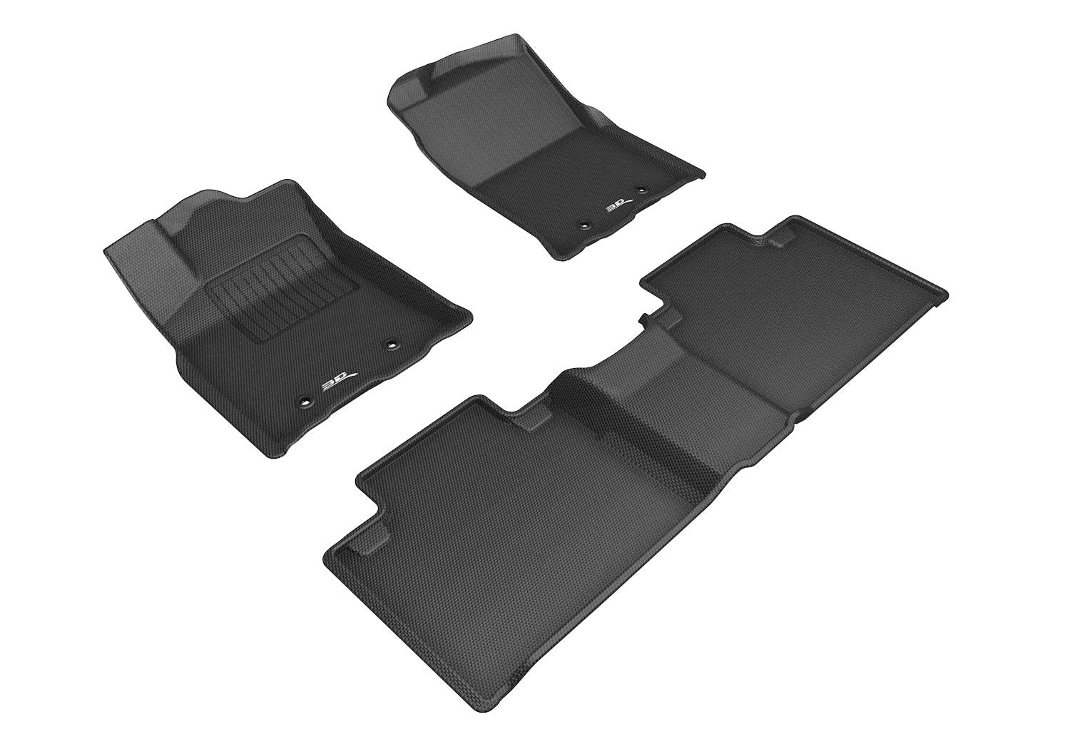 3D MAXpider TOYOTA TACOMA ACCESS CAB 2018-2022 KAGU BLACK R1 R2 (R2 W/O SEAT)