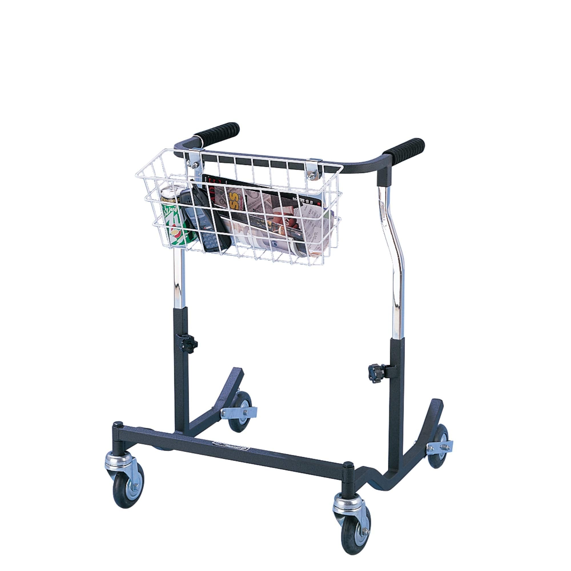 Anterior Rehab Safety Roller, Fixed Width, Adult, Silver Vein