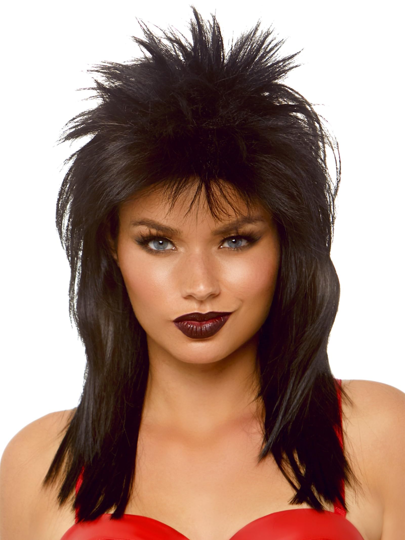 Leg Avenue 21 Unisex rockstar wig. Black Color