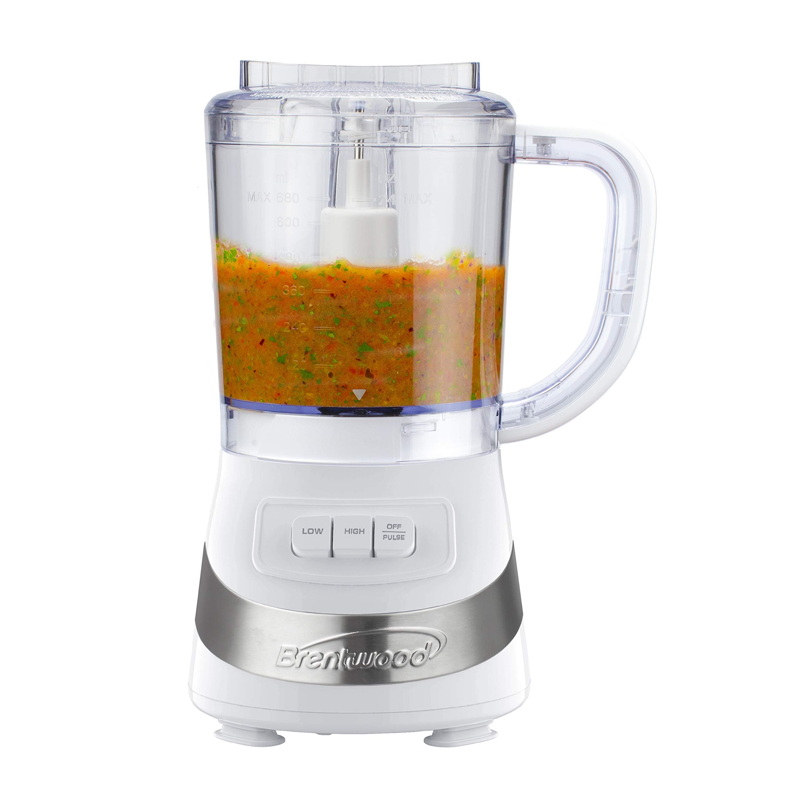 BRENTWOOD 3 CUP FOOD CHOPPER WHITE
