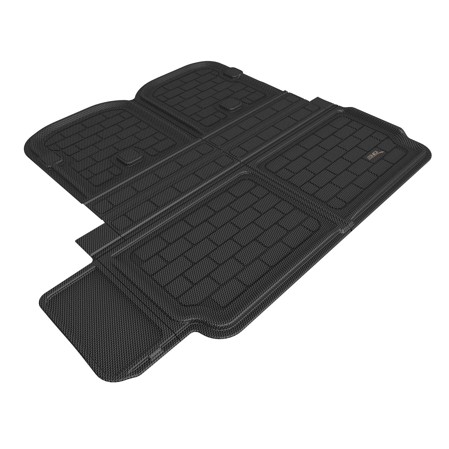 3D MAXpider TESLA MODEL X 2022 BEHIND 2ND ROW CROSS FOLD KAGU BLACK CARGO LINER