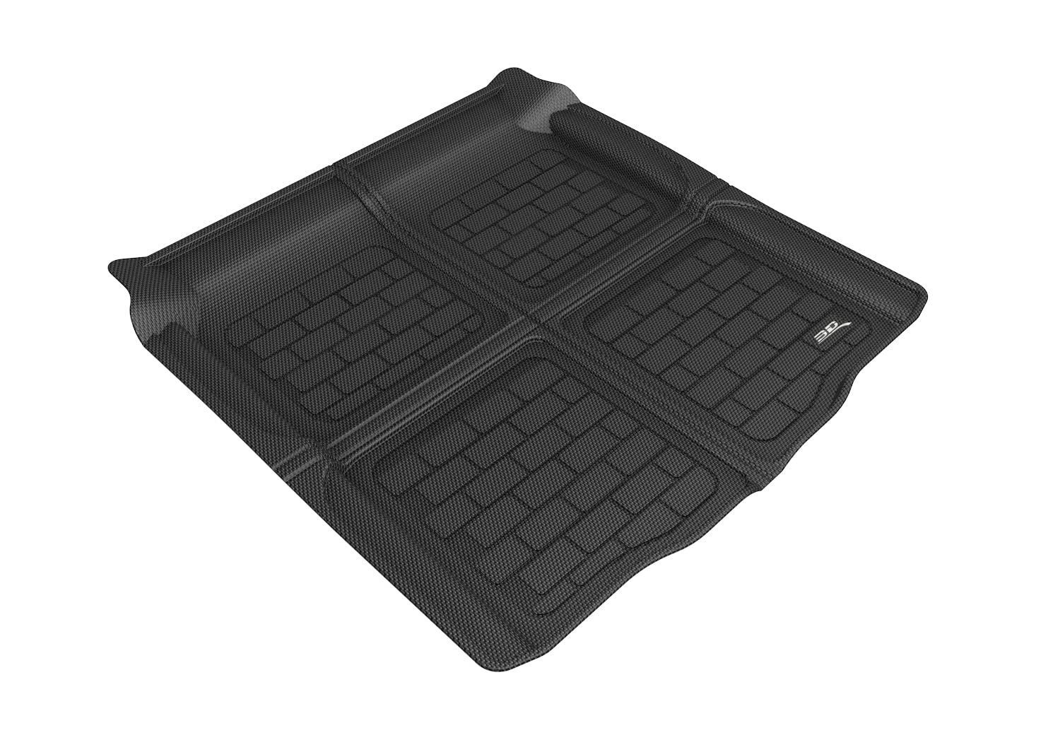 3D MAXpider BMW 3 SERIES SEDAN WITHOUT SPARE TIRE 2019-2022 KAGU BLACK CROSS FOLD CARGO LINER (NOT FIT HYBRID)