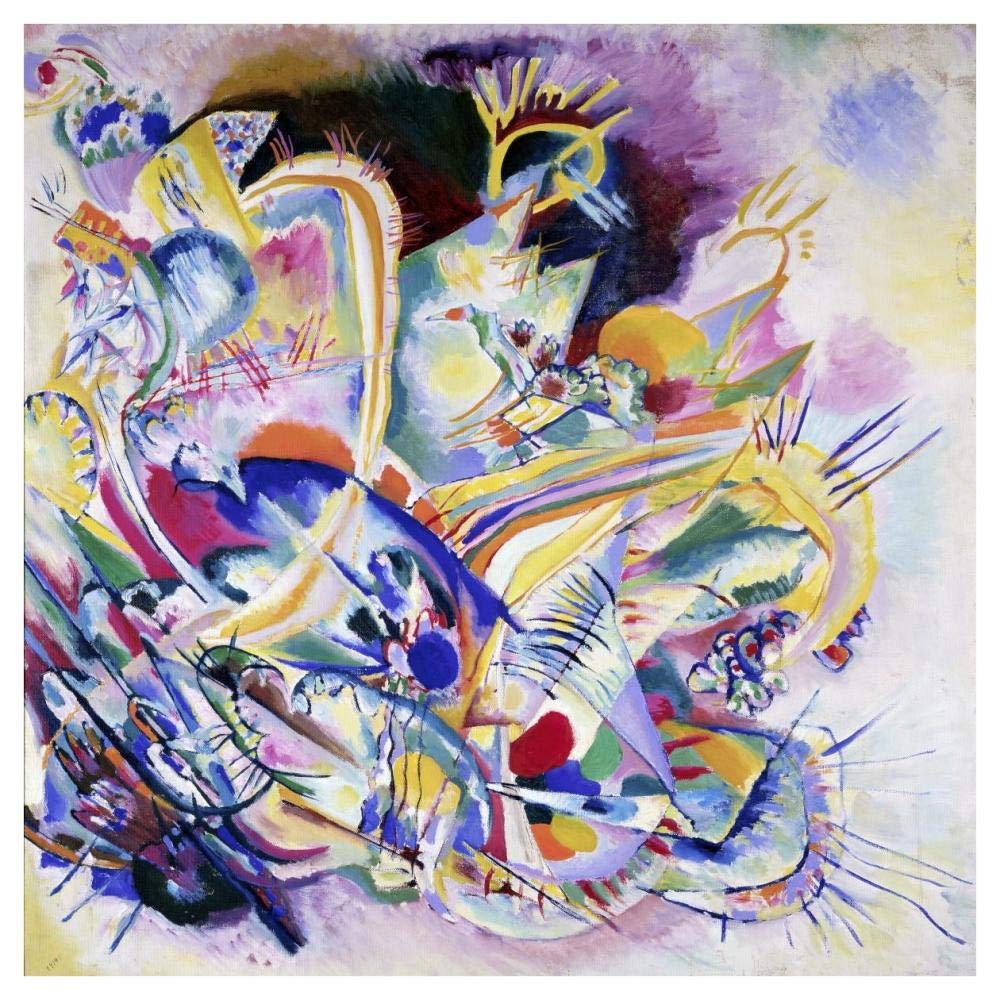 Improvisation Painting-Paper Art-42x42”