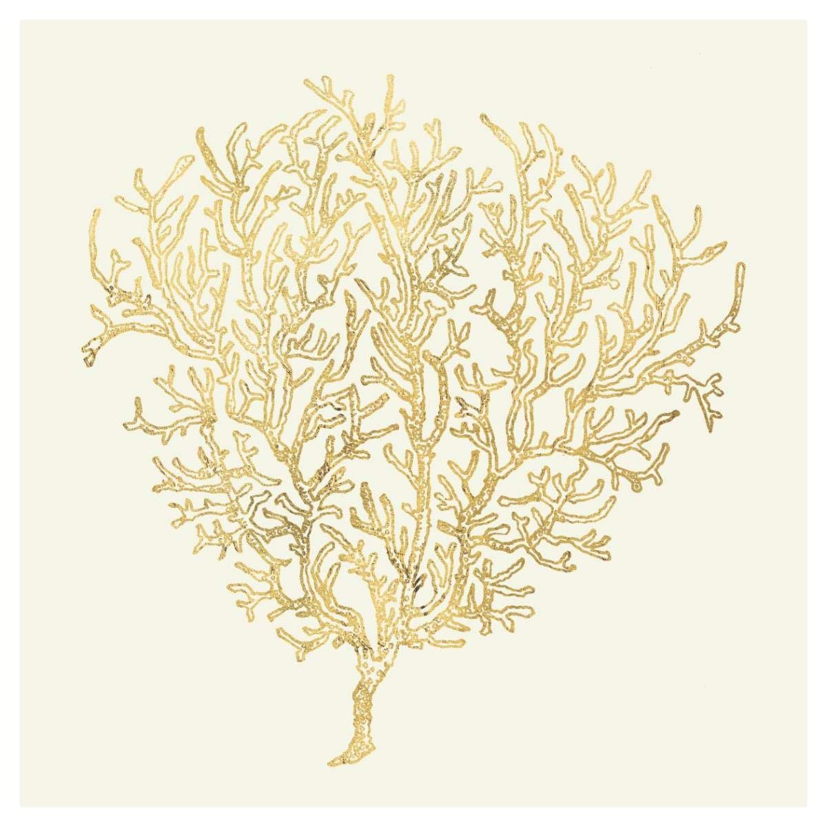 Coastal Breeze Shell Sketches I -Paper Art-42x42”
