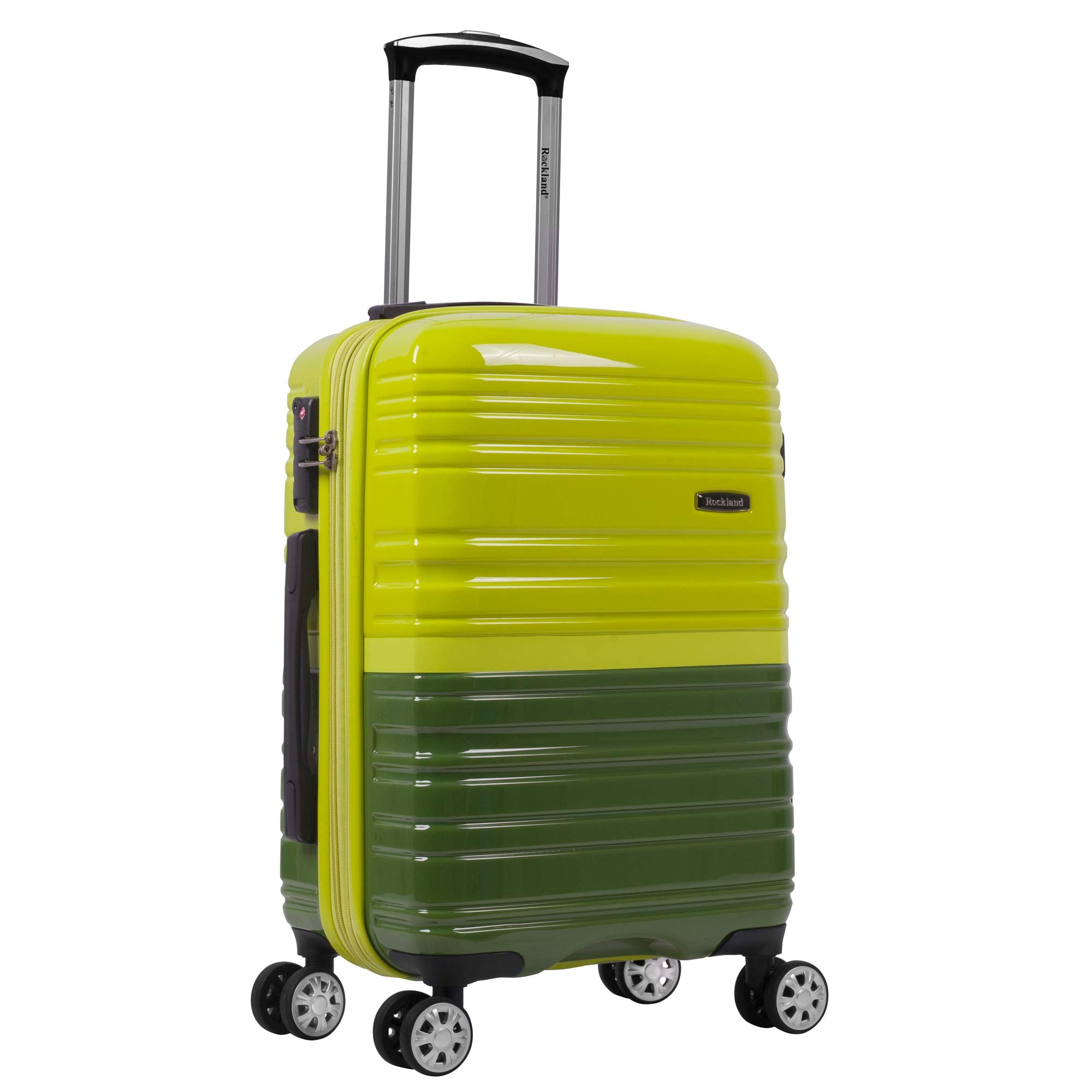 MELBOURNE 20 EXPANDABLE POLYCARBONATE CARRY ON-LIME/GREEN