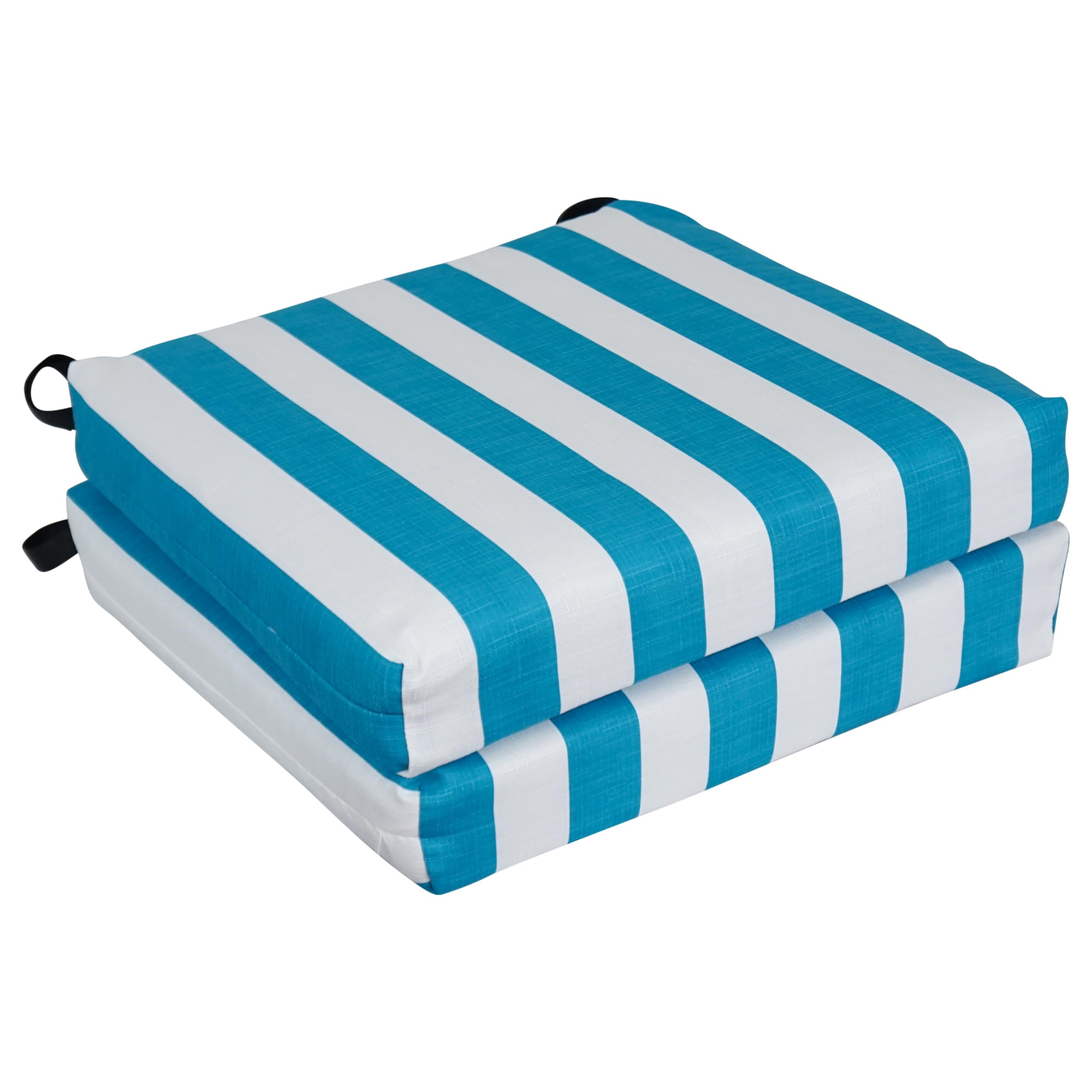 20-inch by 19-inch Patterned Outdoor Chair Cushions (Set of 2)  93454-2CH-OD-211