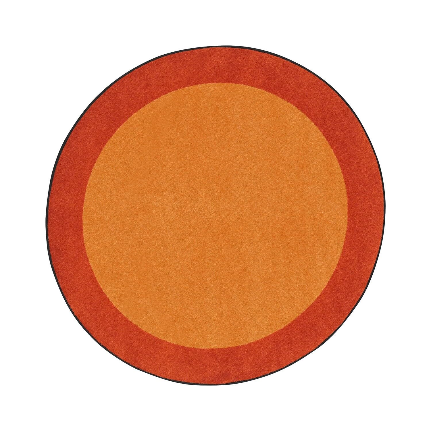 All Around 54 Round area rug in color Orange