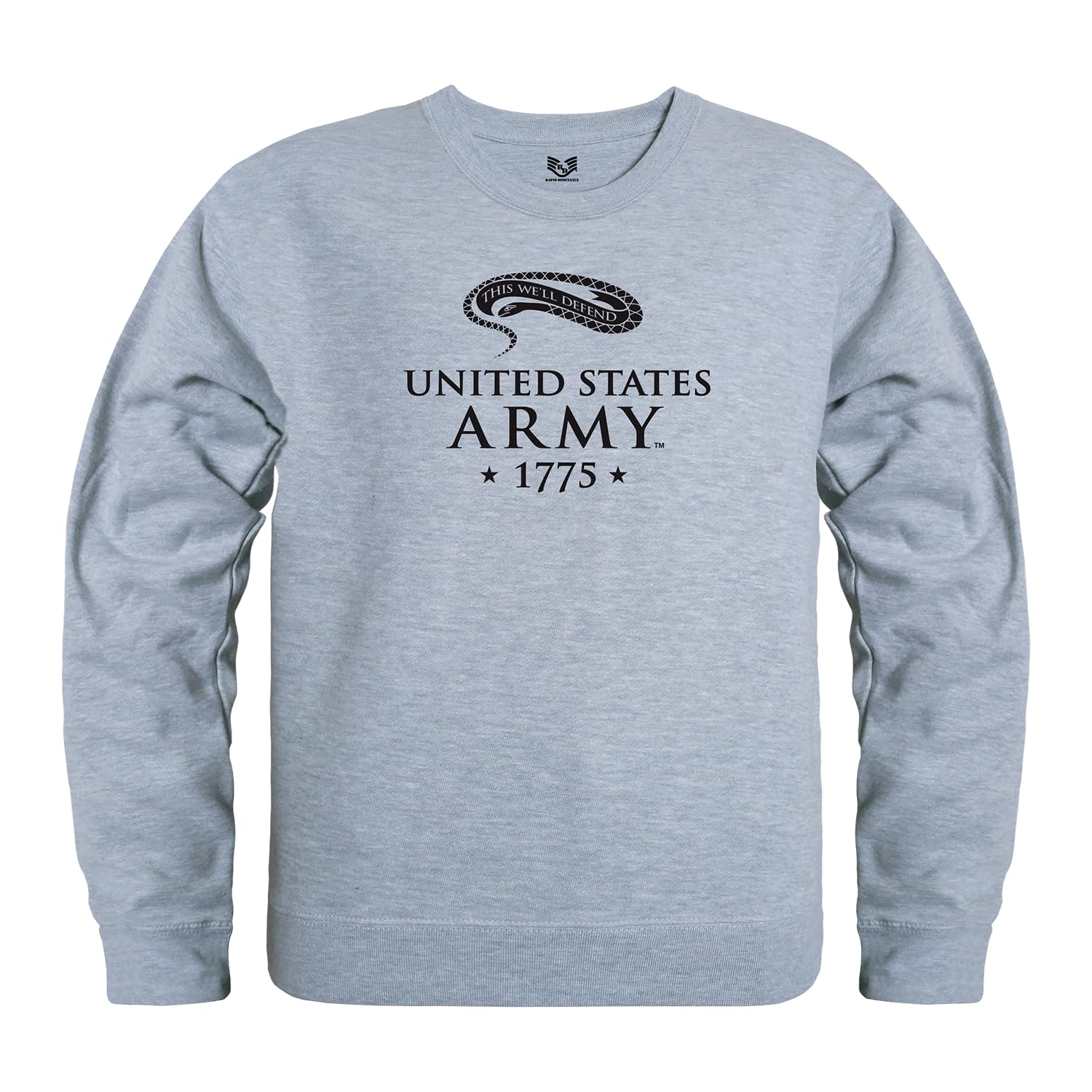 Graphic Crewneck, US Army 18, H.Gry, L