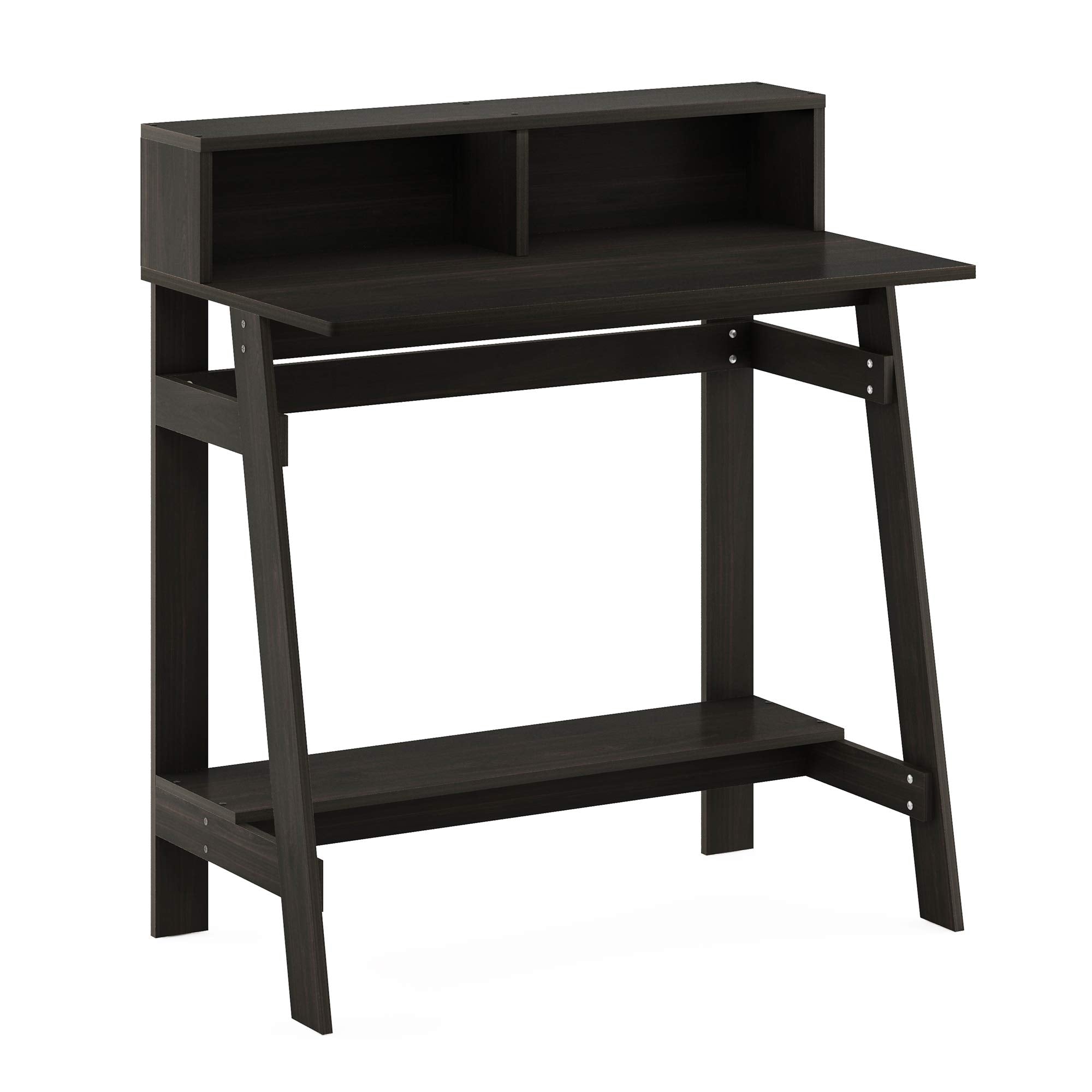 Furinno 14054EX Simplistic A Frame Computer Desk, Espresso