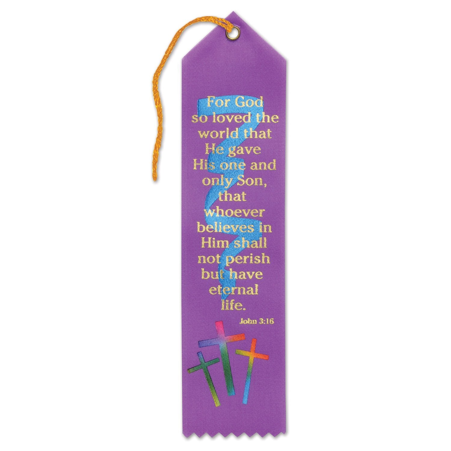 For God So Loved The World Ribbon (Pack of 6)