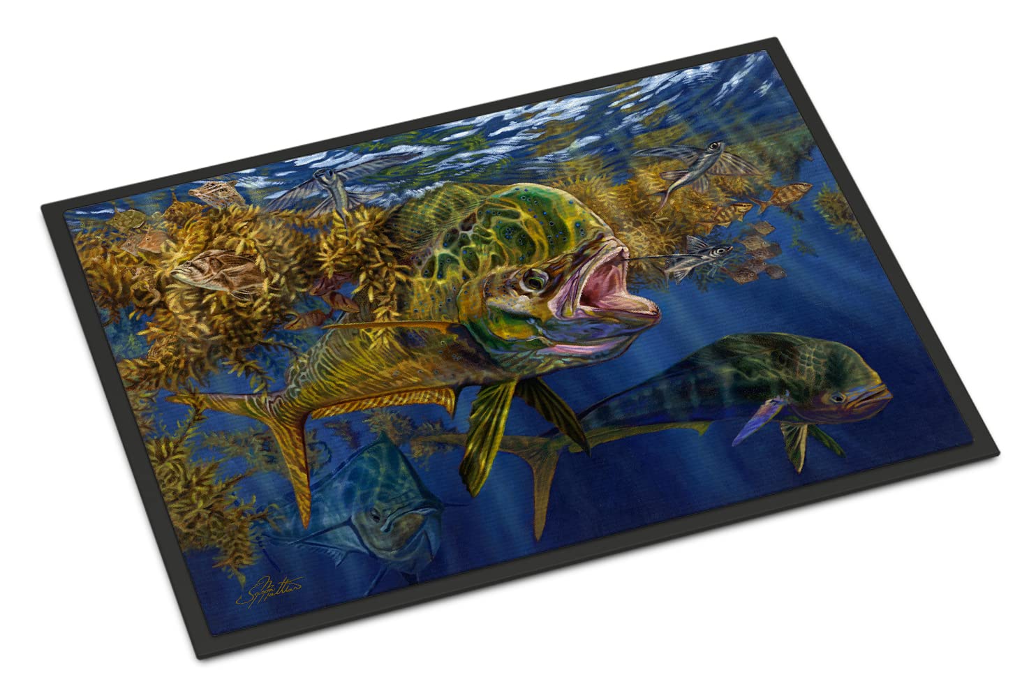 Seaweed Salad Mahi Indoor or Outdoor Mat 18x27