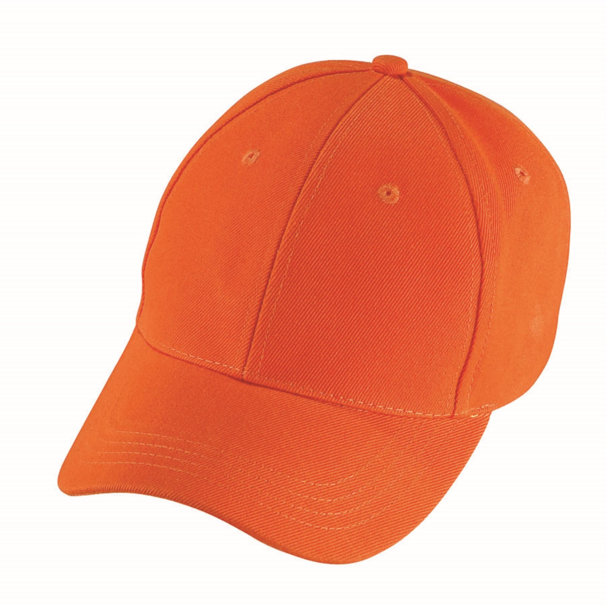 BASEBALL CAP-ADULT-WOOL-ORANGE