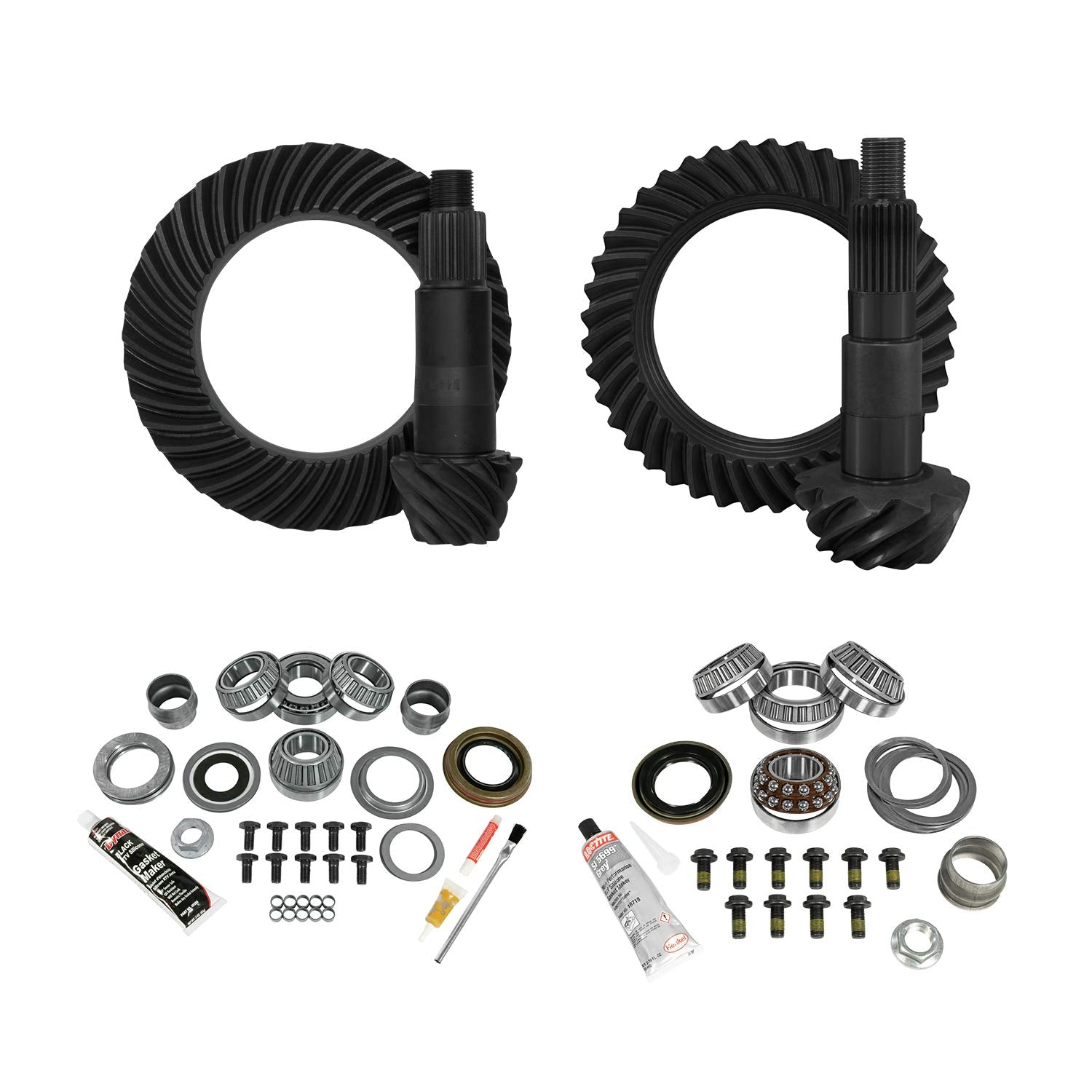 Yukon Gear & Axle (YGK079) Gear & Install Kit for Jeep JL Non-Rubicon D44 Rear & D30 Front 4:88 Ratio