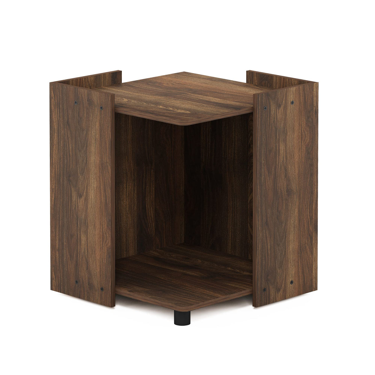 Furinno Peli Litter Box Enclosure Columbia Walnut