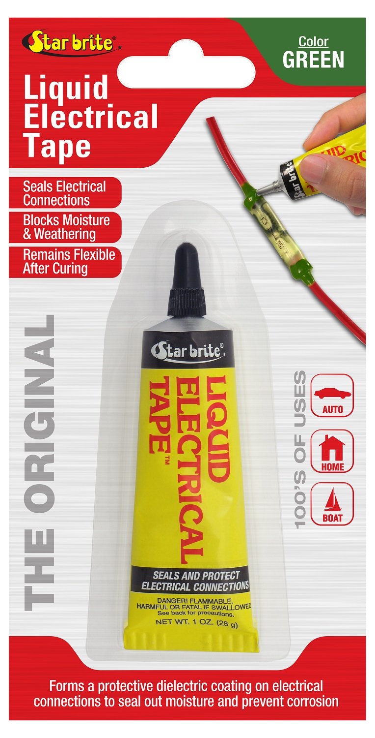 Star Brite Liquid Electrical Tape Green 1 Oz. Tube (084156)