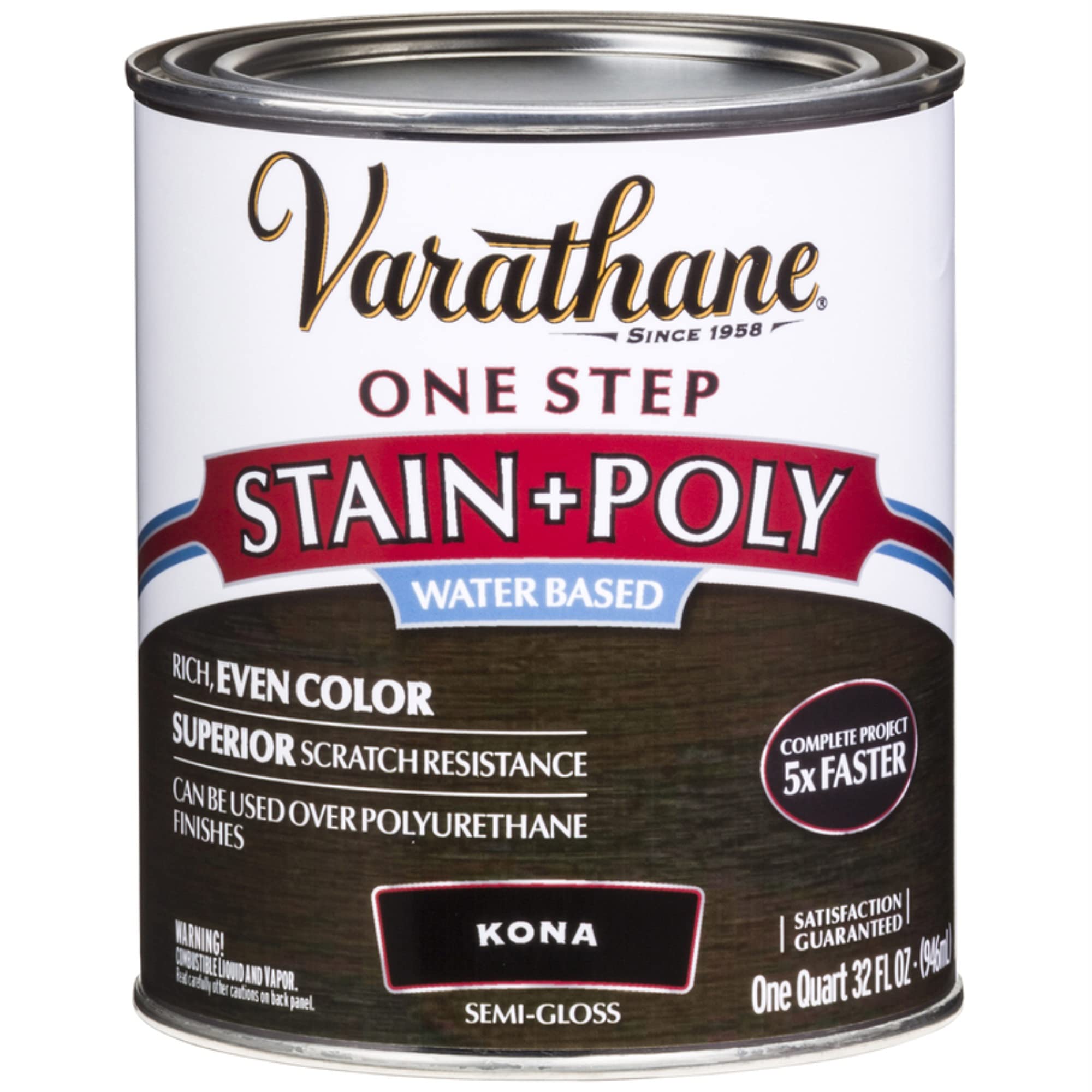 STAIN BLK SEMI-GLOSS 1QT (Pack of 1)