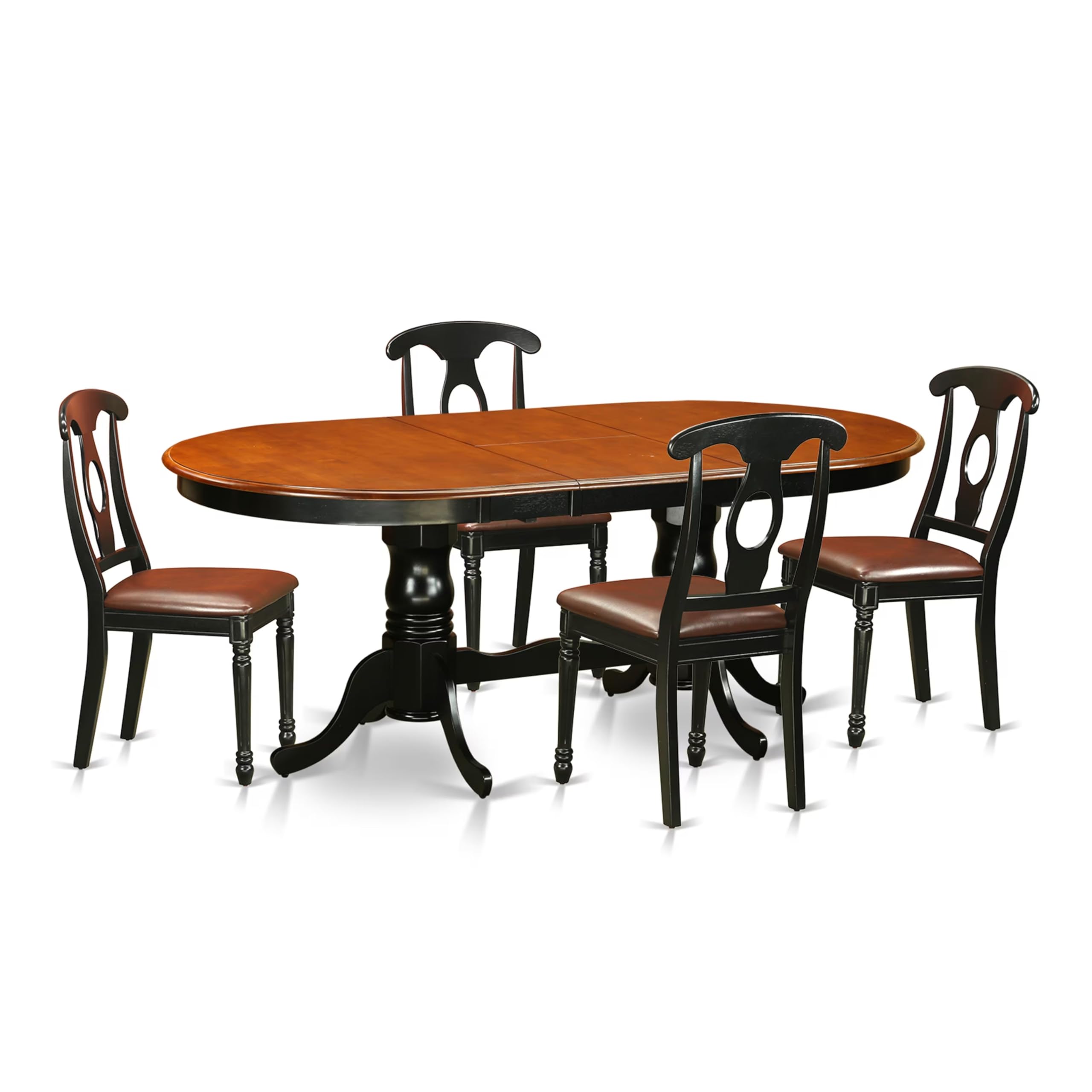 5  Pc  Dining  room  set-Dining  Table  with  4  Wood  Dining  Chairs