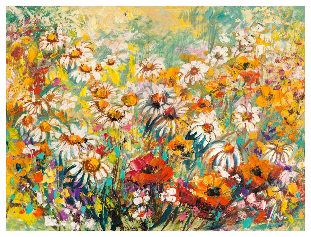 Campo fiorito-Paper Art-50x38”