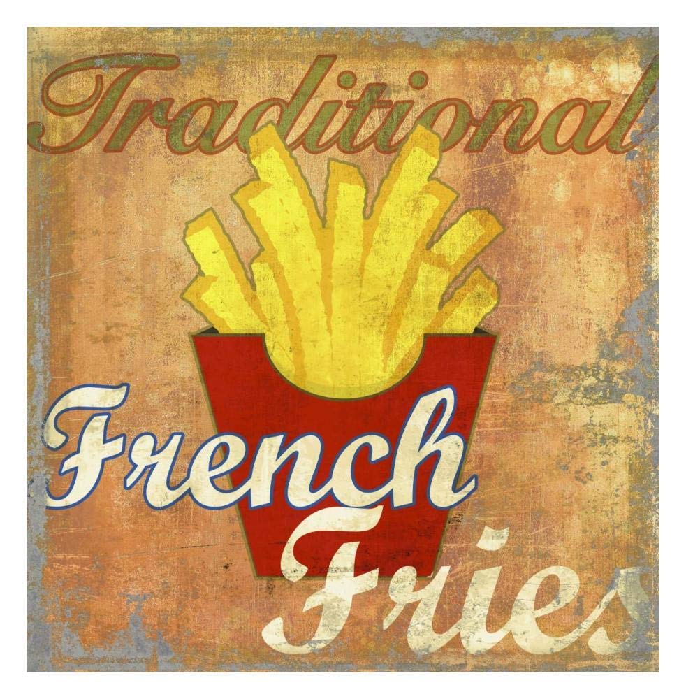 French Fries-Paper Art-26x26”