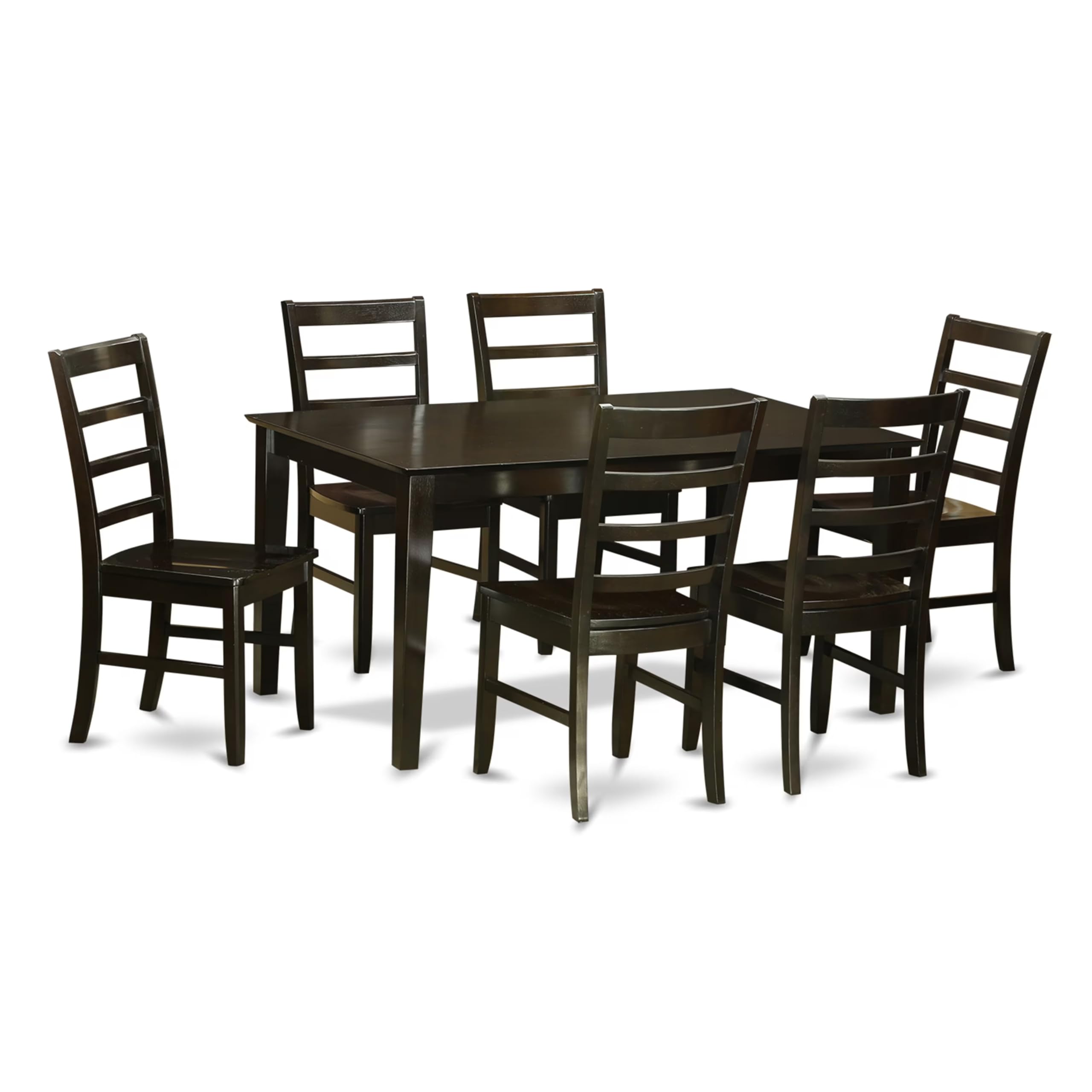7  PC  formal  Dining  room  set-Table  and  6  matching  Dining  Chairs