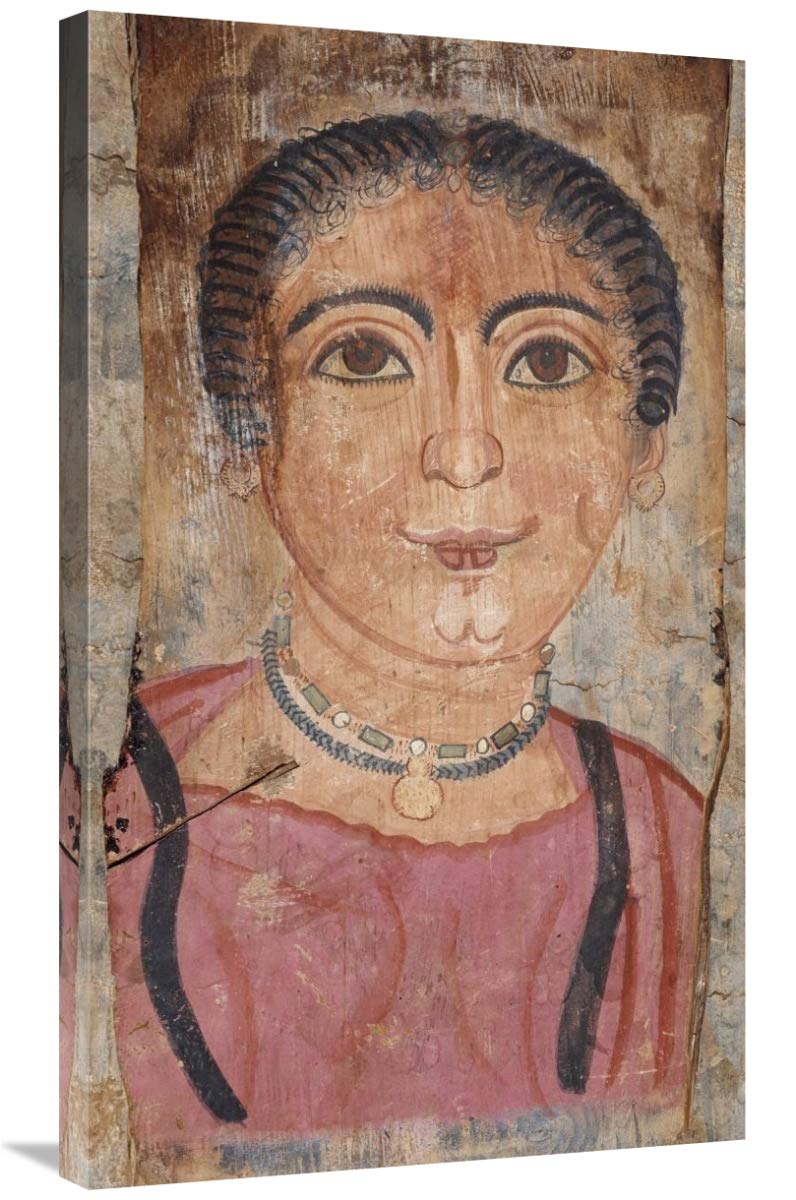 Mummy Portrait of a Woman-Canvas Art-21.6x36”