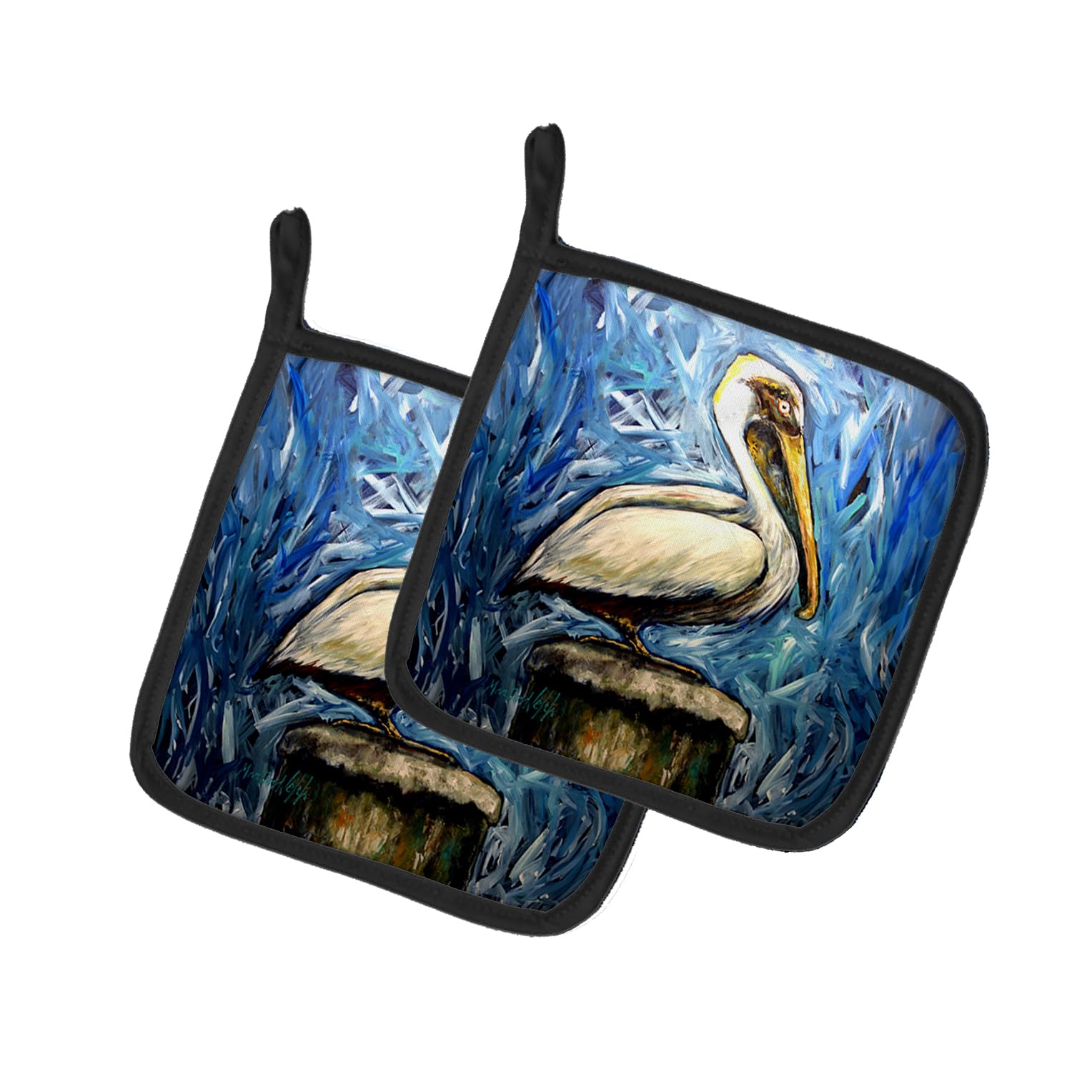 Pelican Blues Pair of Pot Holders