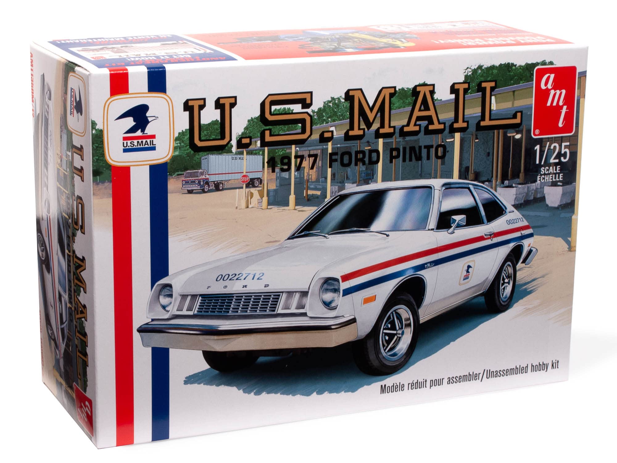 Amt 1977 Ford Pinto Usps 1:25 Scale Model Kit