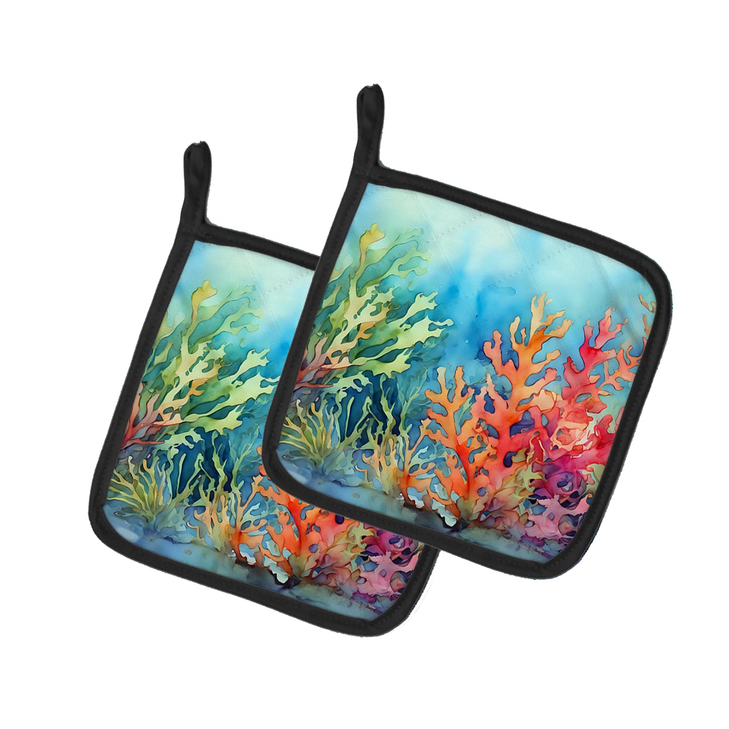 Seaweed Pair of Pot Holders