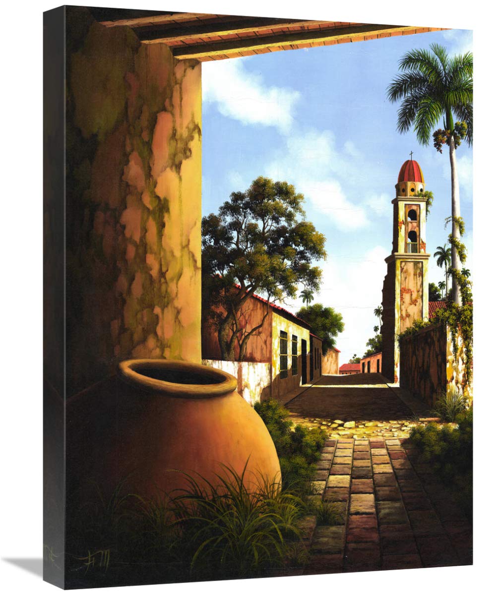 The Courtyard-Canvas Art-18x24”