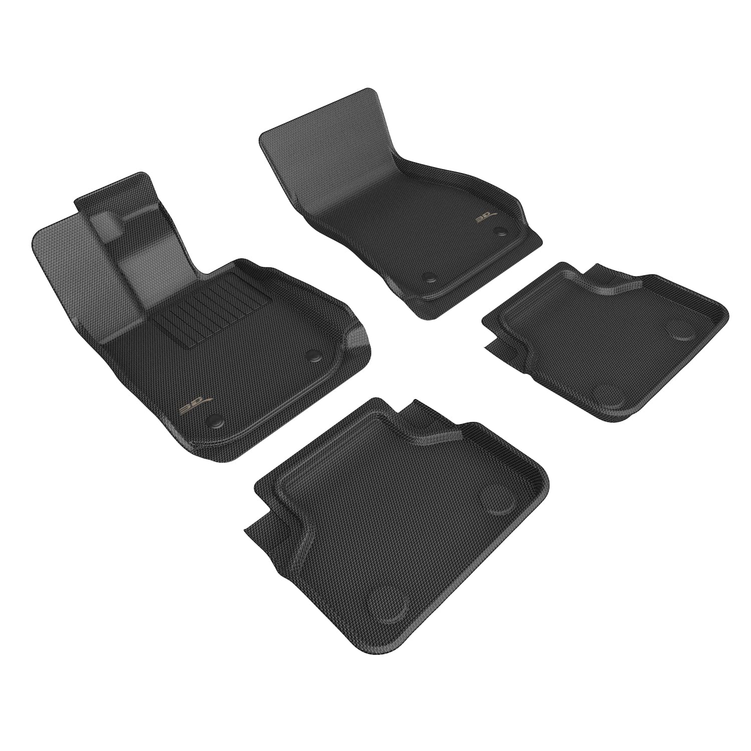 3D MAXpider Compatible with BMW 8 SERIES GRAN COUPE RWD (G16) 2018-2026 KAGU BLACK R1 R2