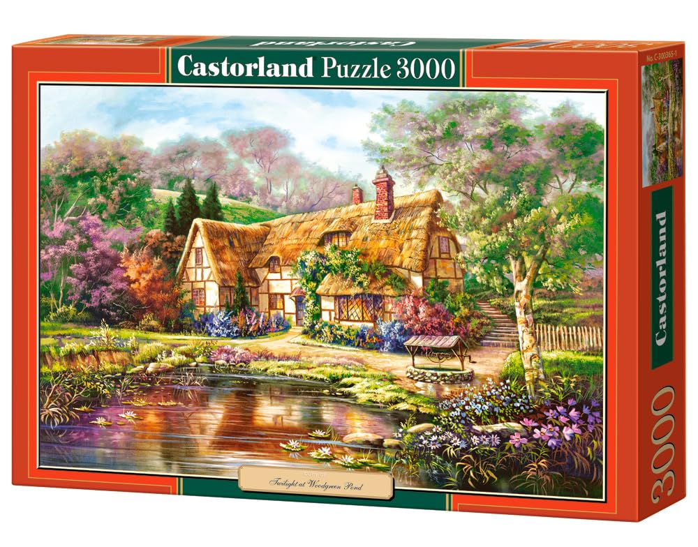 Bridge Toys - Castorland, 3000 Piece Jigsaw Puzzle, Twilight at Woodgreen Pond
