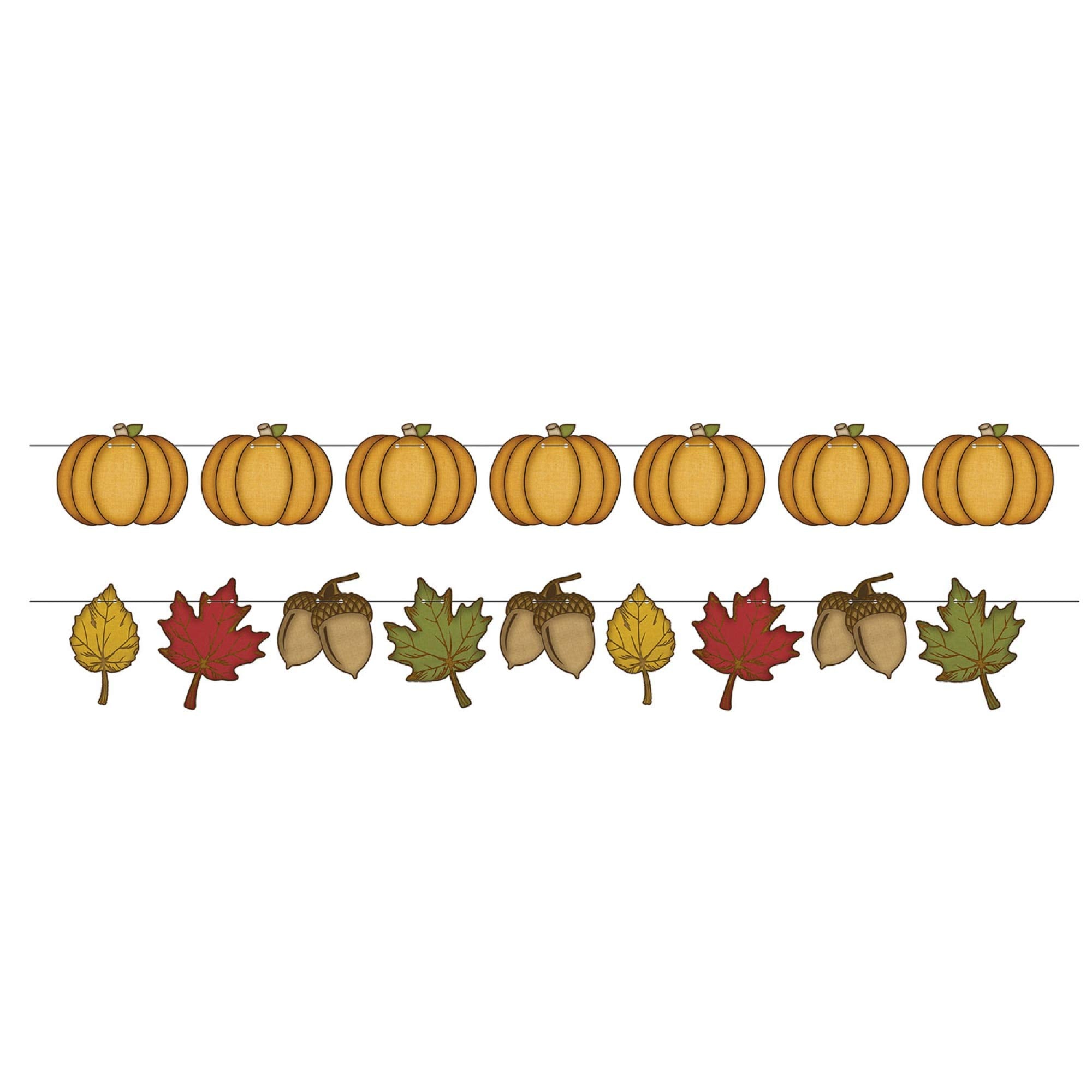Rustic Fall Streamer Set, (Pack of 12)