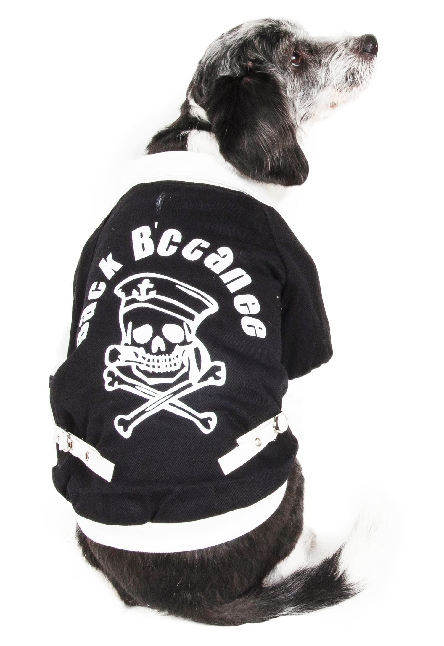 Vasity-Buckled Collared Pet Coat