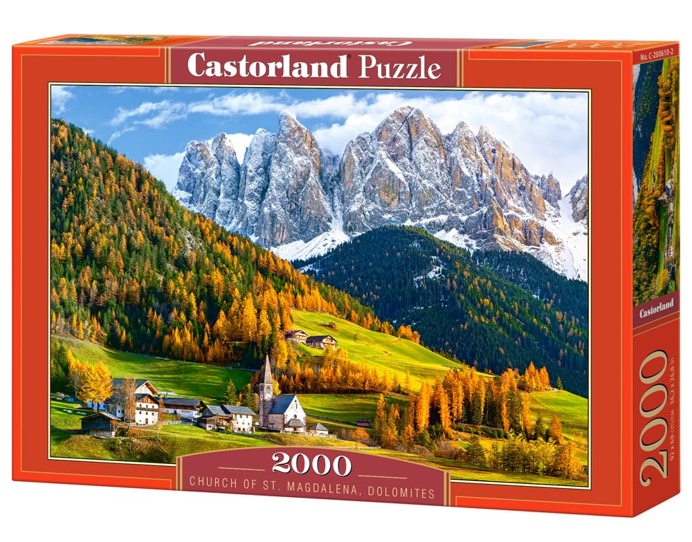 Bridge Toys - Castorland, 2000 Piece Jigsaw Puzzles, Church of St. Magdalena
