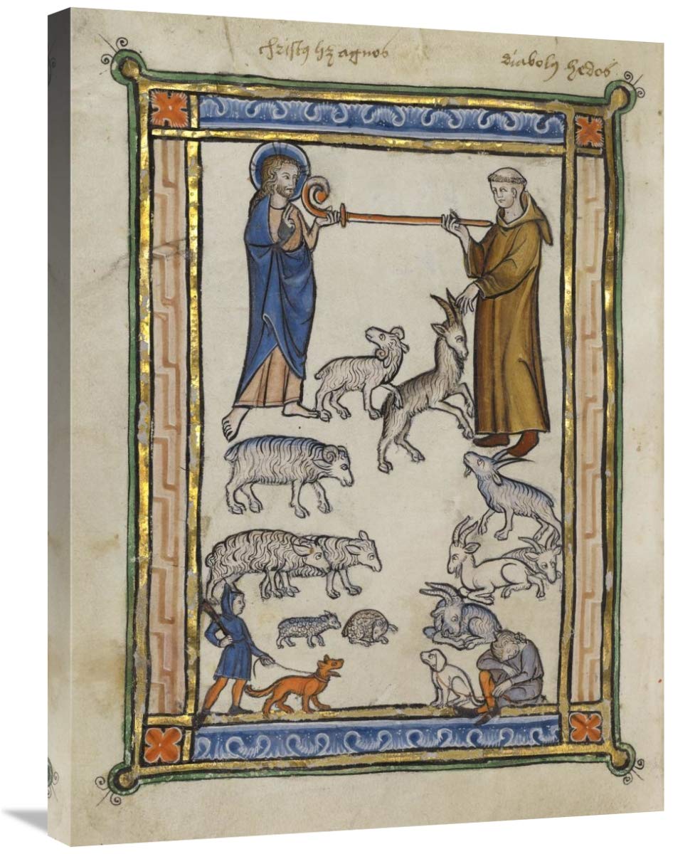 Bestiary of Hugo de Fouilloy-Canvas Art-24x32”