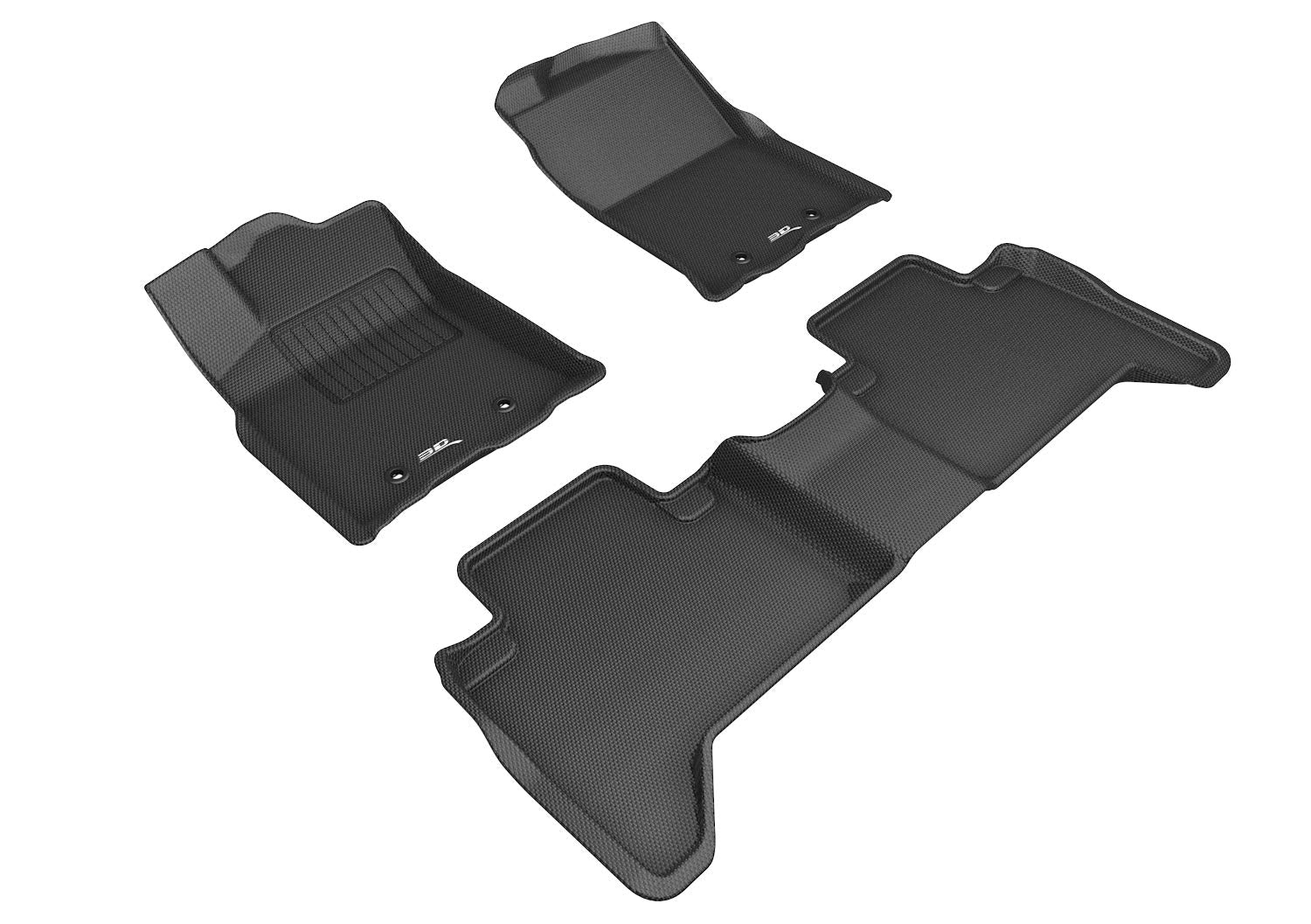 3D MAXpider TOYOTA TACOMA DOUBLE CAB 2018-2022 KAGU BLACK R1 R2
