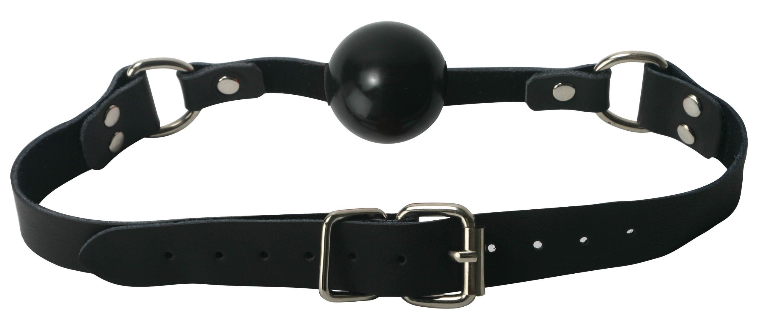 Black Silicone Ball Gag