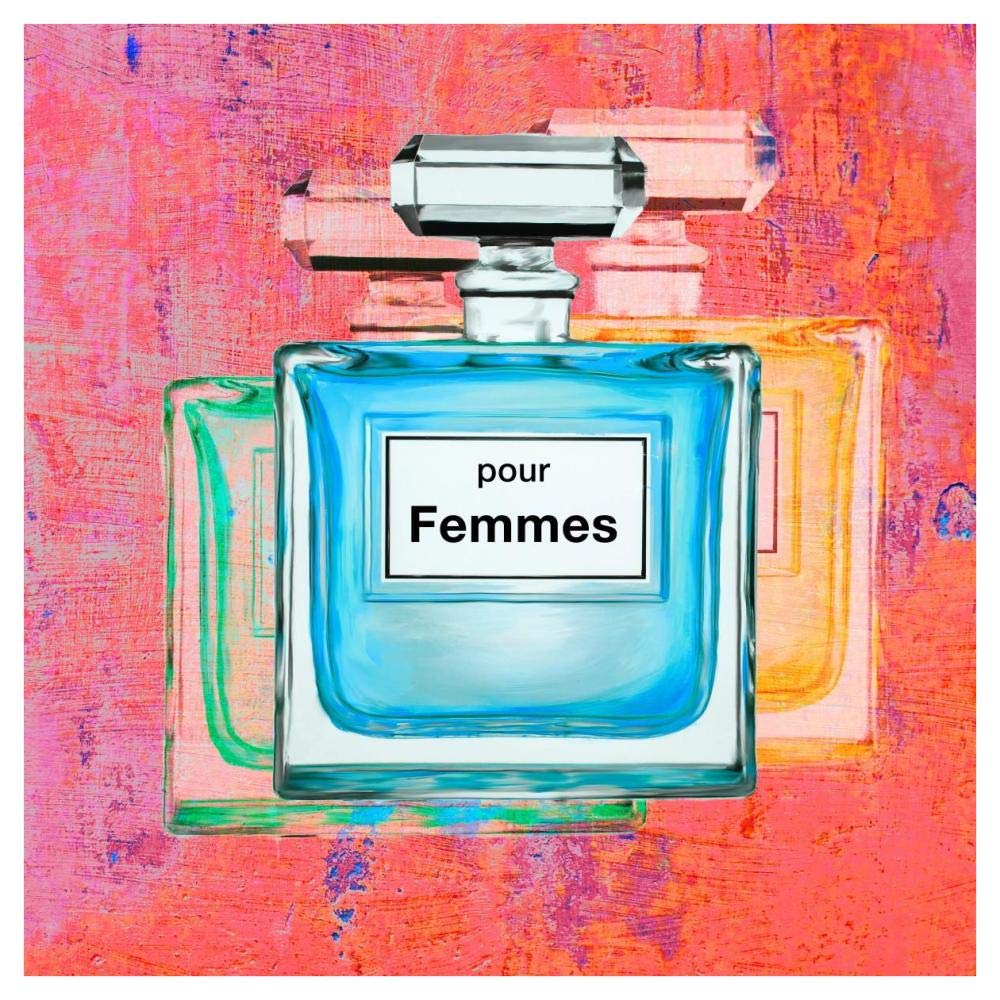 Pour Femmes III-Paper Art-42x42”