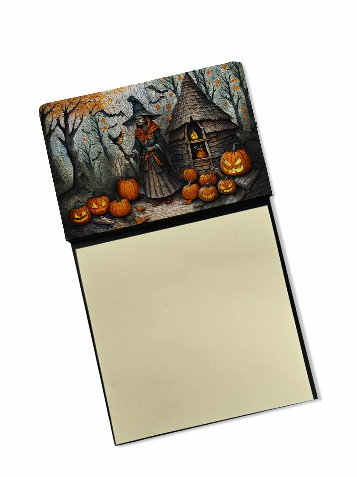 Slavic Witch Spooky Halloween Sticky Note Holder