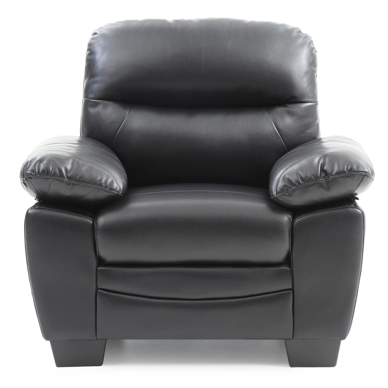 Marta Black Upholstered Accent Chair