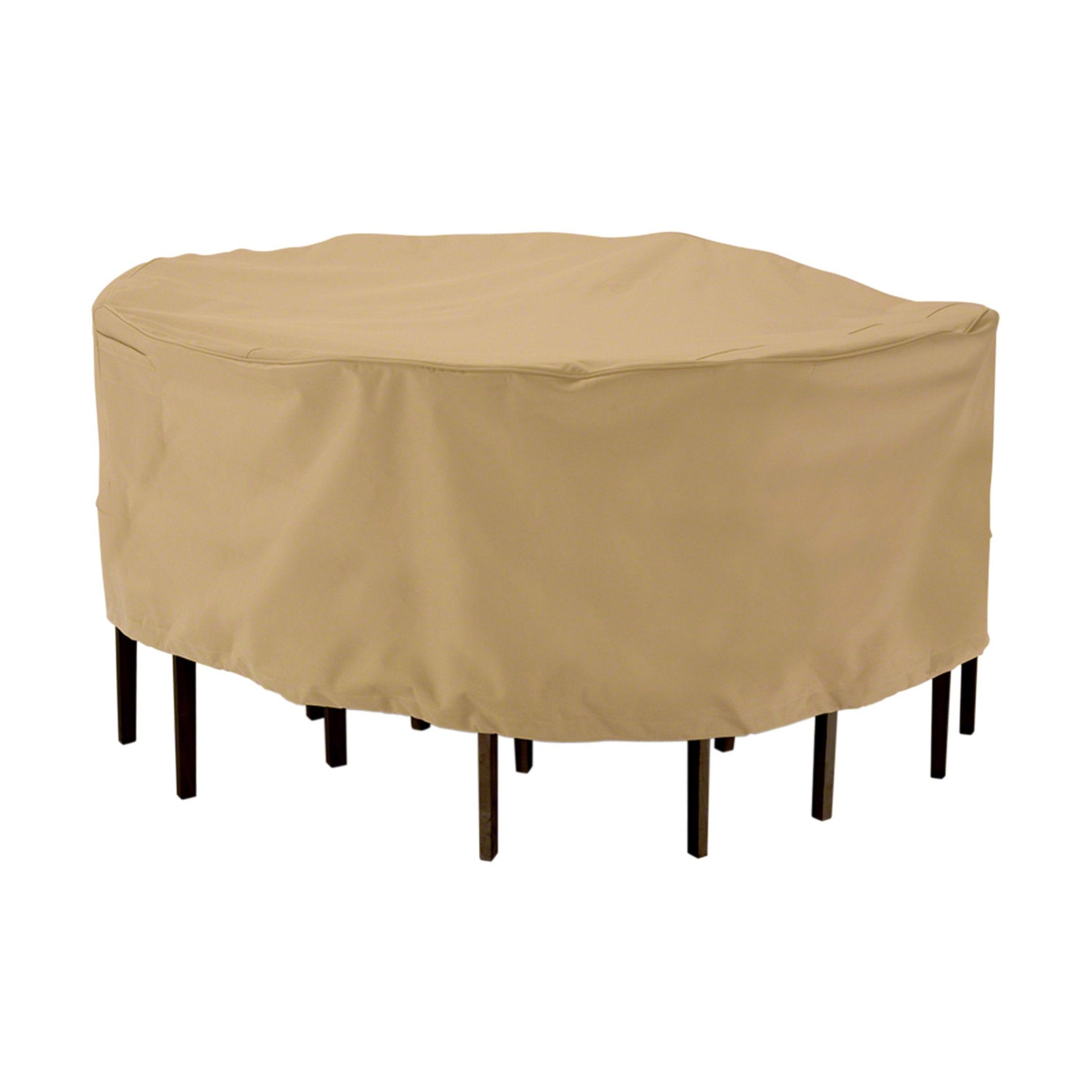 Classic Accessories Terrazzo Round Patio Table & Chair Set Cover, Large