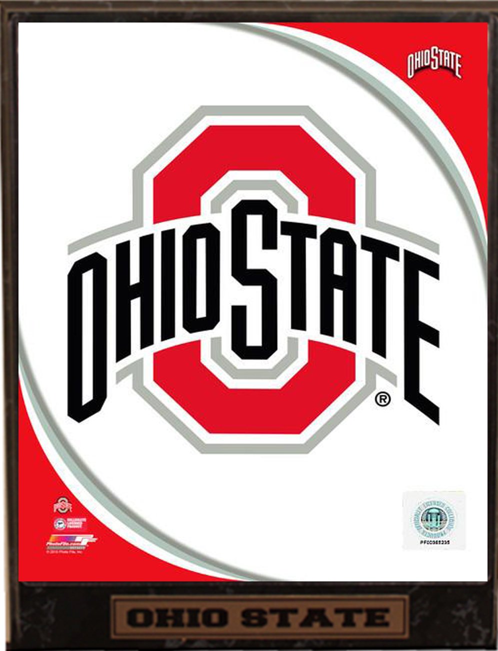 9x12 Plaque - Ohio State University